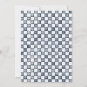 Red Race Auto ZWEI SCHNELLE Einladung zum Geburtst (Rückseite)