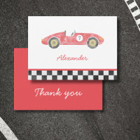 Red Race Car Geburtstag