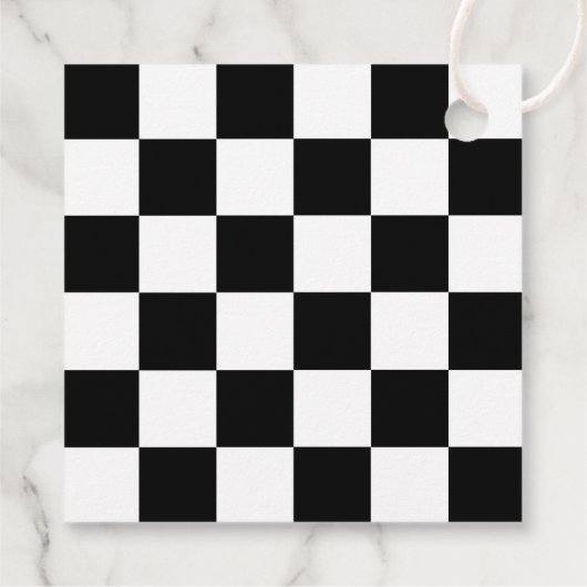 Red Race Car | KINDERGEBURTSTAG PARTY Geschenkanhänger (Rückseite)