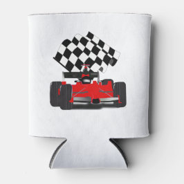 Red Race Car mit Checkbox Dosenkühler