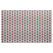 Red Race Car mit Checkbox Stoff (Fat Quarter (45,7 x 55,9 cm))