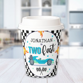 Red Racer Birthday Party for Toddler Boy Pappbecher