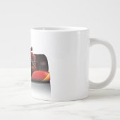 Red Racing Car Jumbo-Tasse (Rechts)