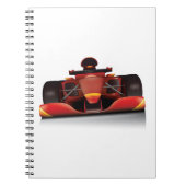 Red Racing Car Notizblock (Vorderseite)