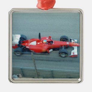 Red Racing Car Ornament