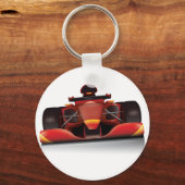 Red Racing Car Schlüsselanhänger (Vorderseite)