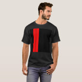 Red Racing Streifen T-Shirt (Vorne ganz)