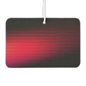 Red Racing Stripes Abstract Art Autolufterfrischer (Vorderseite)
