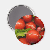 Red Radish Magnet (Vorderseite/Rückseite)