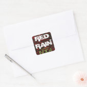 RED RAIN INDICA QUADRATISCHER AUFKLEBER (Umschlag)