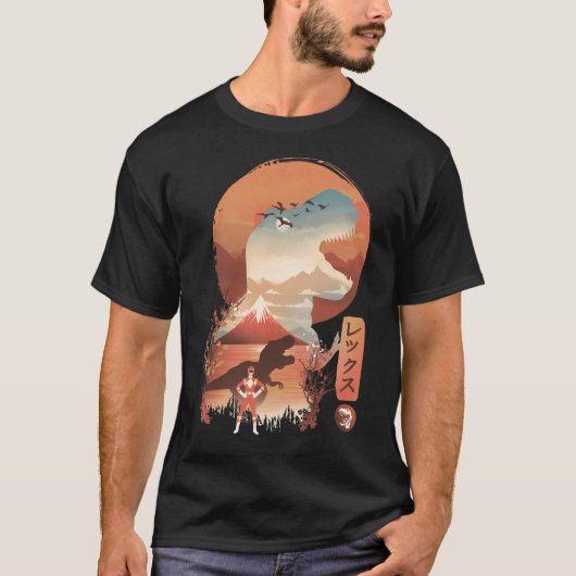 Red Ranger Ukiyo E T-Shirt (Vorderseite)