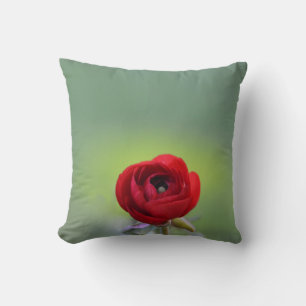 Red Ranunculus Blossom Keuchkissen Kissen