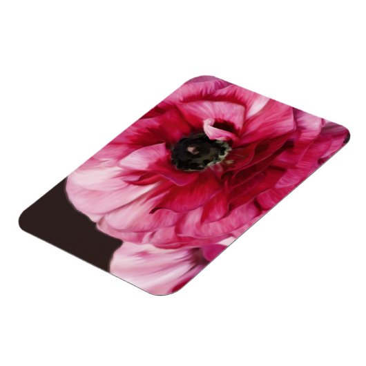 Red Ranunculus Magnet (Linke Seite)