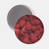 Red Raspberries Magnet (Vorderseite/Rückseite)