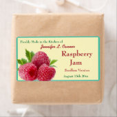 Red Raspberry Jam oder Preserve 2 Canning Jar (Insitu)