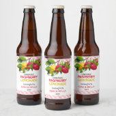 Red Raspberry Lemonade Bierflaschenetikett (Flaschen)