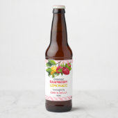 Red Raspberry Lemonade Bierflaschenetikett (Vorderseite)