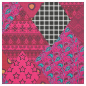 Red Raspberry Patchwork Stoff (Muster)