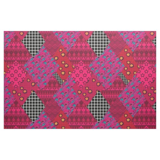Red Raspberry Patchwork Stoff (Fat Quarter (45,7 x 55,9 cm))