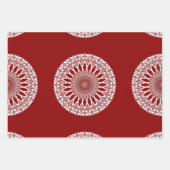 Red Raspberry Tristyns Mandala Geschenkpapier Set (Vorderseite 3)