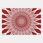 Red Raspberry Tristyns Mandala Geschenkpapier Set (Vorderseite 2)