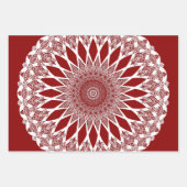 Red Raspberry Tristyns Mandala Geschenkpapier Set (Vorderseite)