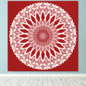 Red Raspberry Tristyns Mandala Leinwanddruck (Insitu (Holzboden))