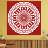 Red Raspberry Tristyns Mandala Leinwanddruck (Insitu (Wohnzimmer))