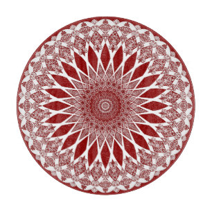 Red Raspberry Tristyns Mandala Schneidebrett