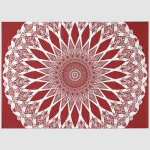 Red Raspberry Tristyns Mandala Seidenpapier