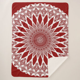 Red Raspberry Tristyns Mandala Sherpadecke