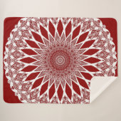 Red Raspberry Tristyns Mandala Sherpadecke (Vorderseite (Horizontal))