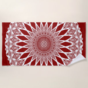 Red Raspberry Tristyns Mandala Strandtuch