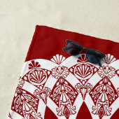 Red Raspberry Tristyns Mandala Strandtuch (Beispiel)