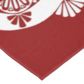 Red Raspberry Tristyns Mandala Tischdecke (Schrägansicht)