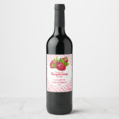 Red Raspberry Weinetikett (Vorderseite)
