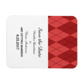 Red Raute Save the Date Flexi Magnet (Horizontal)