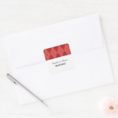 Red Raute Wedding Stickers (Umschlag)