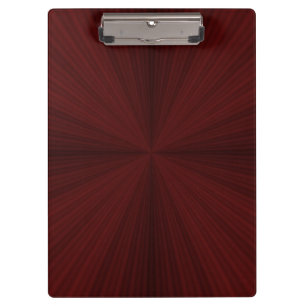 Red Rays Quarter Clipboard Klemmbrett
