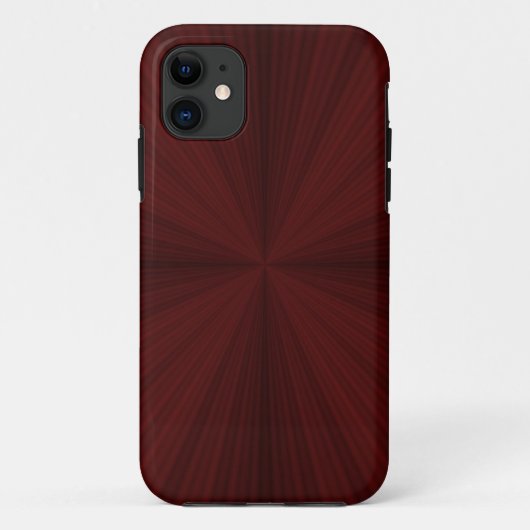 Red Rays Quartered iPhone 5 Fall Case-Mate iPhone Hülle (Rückseite)