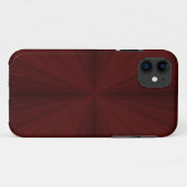 Red Rays Quartered iPhone 5 Fall Case-Mate iPhone Hülle (Rückseite (Horizontal))