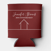 Red Real Anwesen Marketing Open House Custom Dosenkühler (Vorderseite)