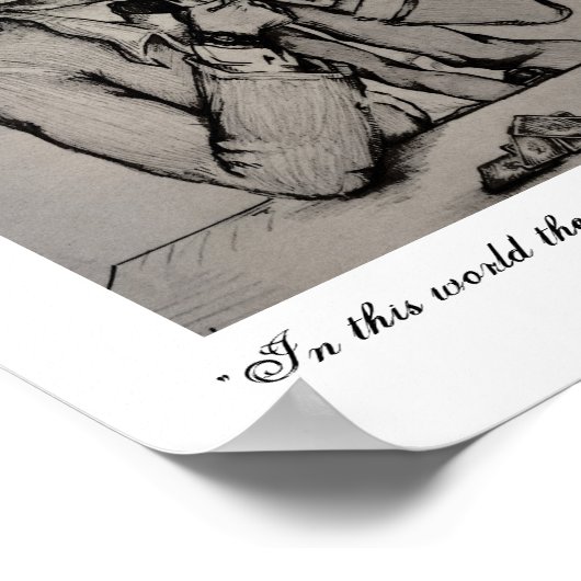 Red Reddington Sketch Poster (Ecke)