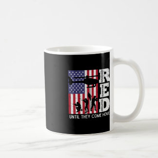RED Remember all Deployed Flag Helicopter Mem Kaffeetasse