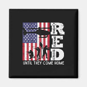 RED Remember all Deployed Flag Helicopter Mem Magnet (Vorne)