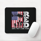 RED Remember all Deployed Flag Helicopter Mem Mousepad (Mit Mouse)