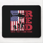 RED Remember all Deployed Flag Helicopter Mem Mousepad (Vorne)