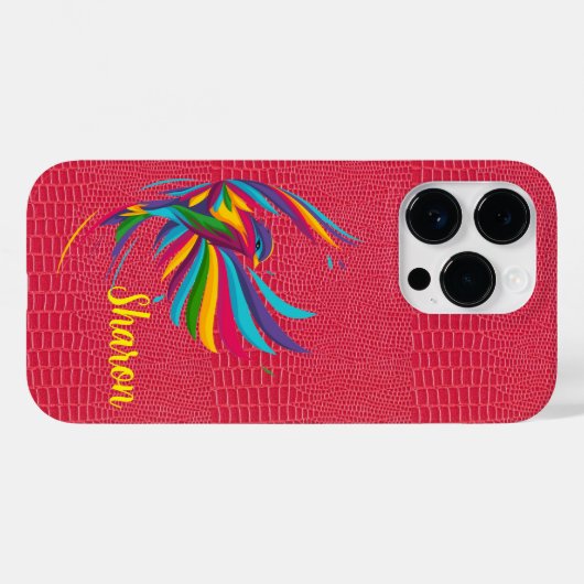 Red Reptile Skin iPhone / iPad Gehäuse Case-Mate iPhone Hülle (Rückseite (Horizontal))