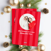 Red Retro Frohe Weihnachten 2 Foto