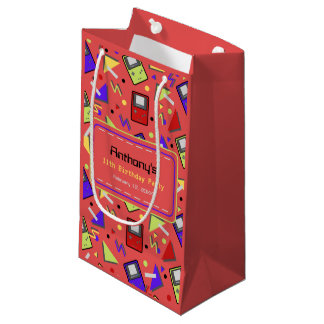 Red Retro Gaming Kleine Geschenktüte
